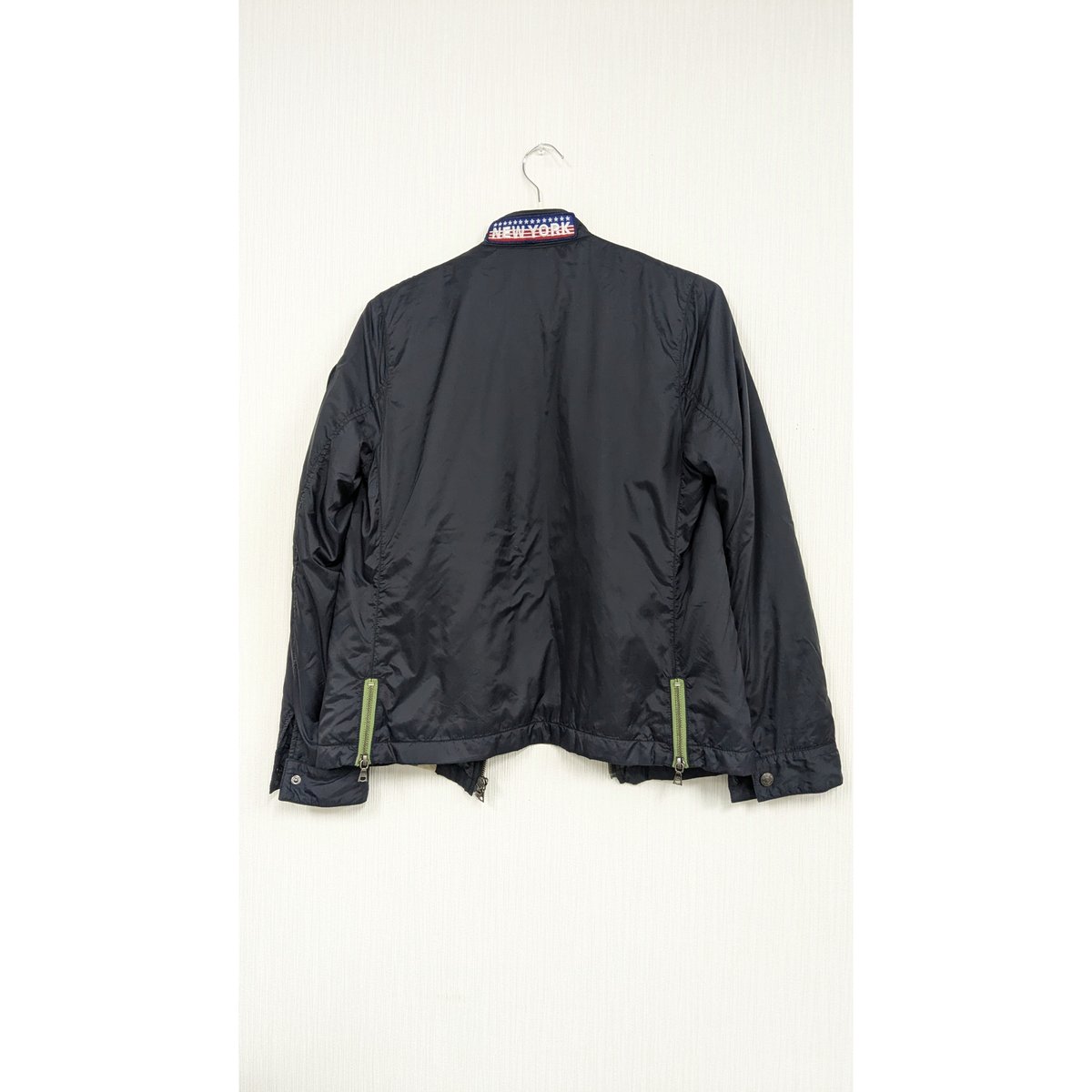 HYSTRIC GLAMOUR ジップジャケット　黒(ブラック) 刺繍ワッペン HYSTERIC GLAMOUR ヒステリックグラマー ジップアップ ナイロン