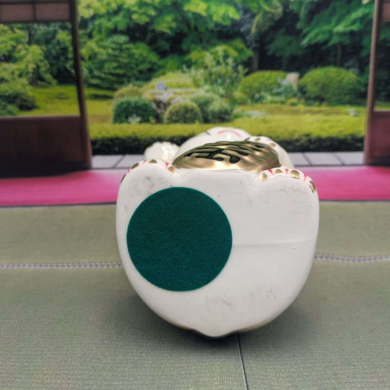 招き猫 貯金箱 縁起物 瀬戸焼 右手上げ 千万両 日本製 | よしつねの