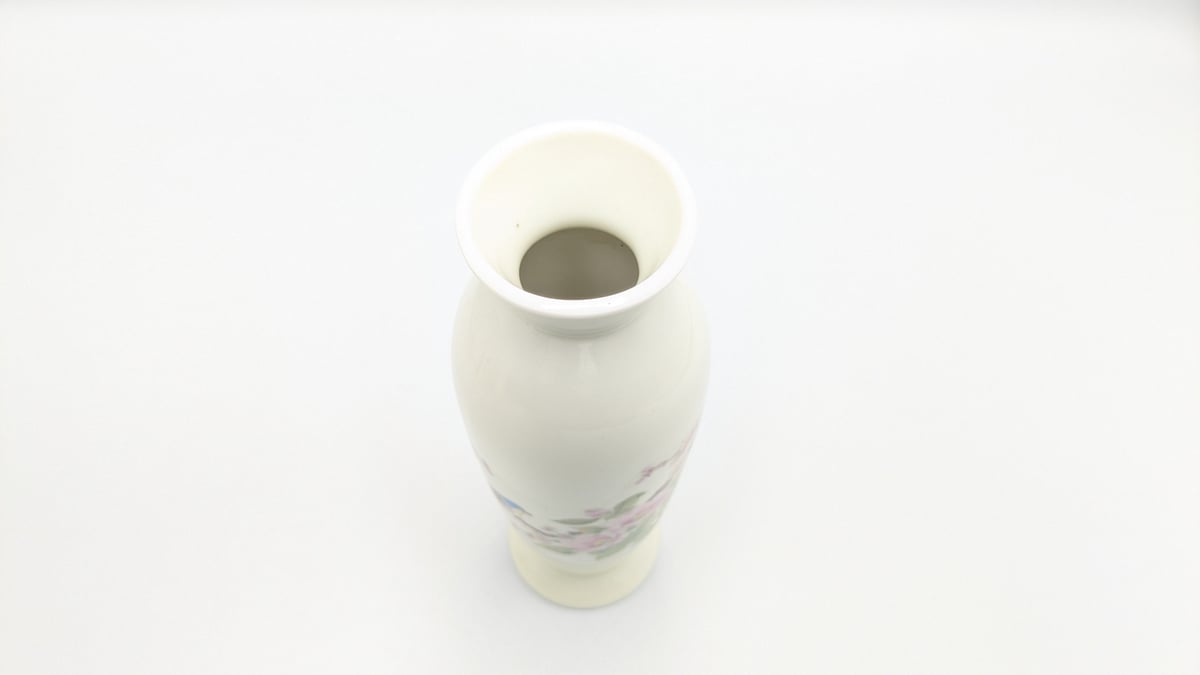 花瓶 フラワーベース アンティーク レトロ 花 鳥 2 | よしつねの秘密基地
