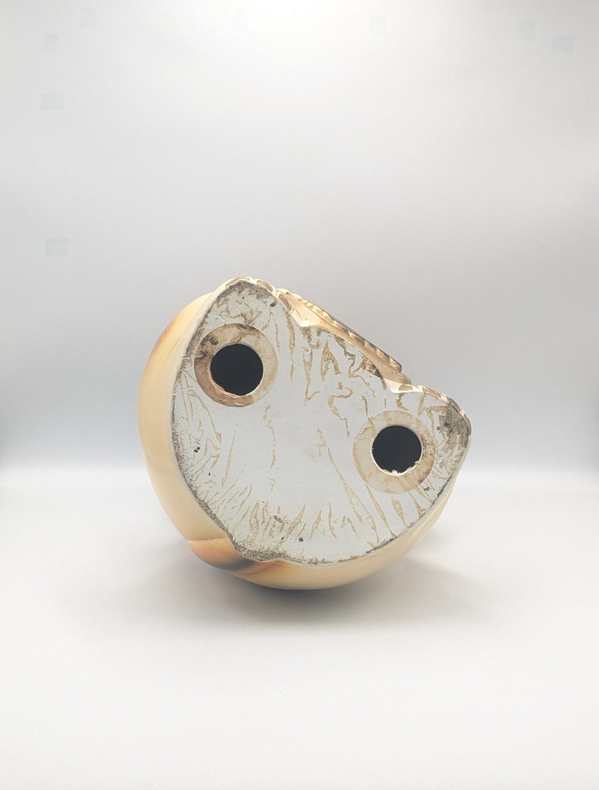 縁起物 招き猫 左手上げ 置物 貯金箱 陶器製 アンティーク 骨董 商売