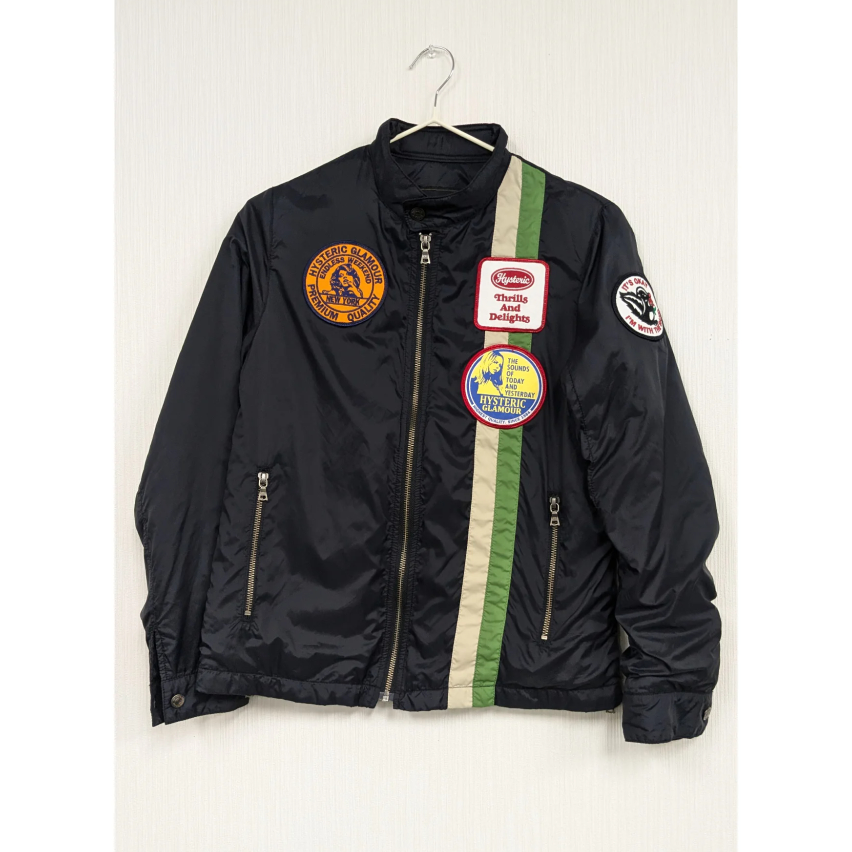 HYSTERIC GLAMOUR ヒステリックグラマー ジップアップ ナイロン