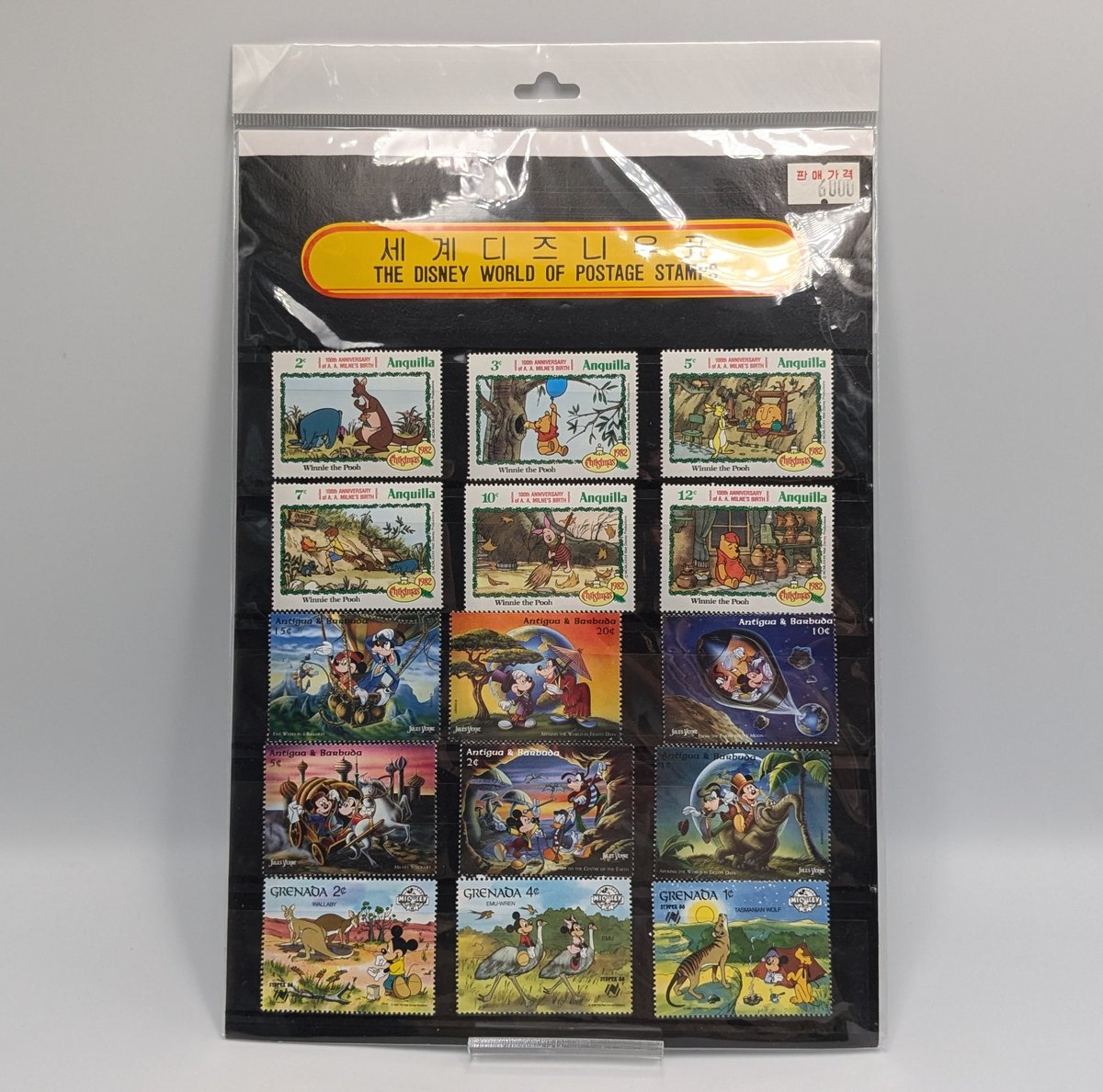 未開封　ディズニー　海外/外国切手　アンティーク　３セット　Disney ディズニー 海外切手 外国切手 アンティーク レトロ ミッキーフレンズ
