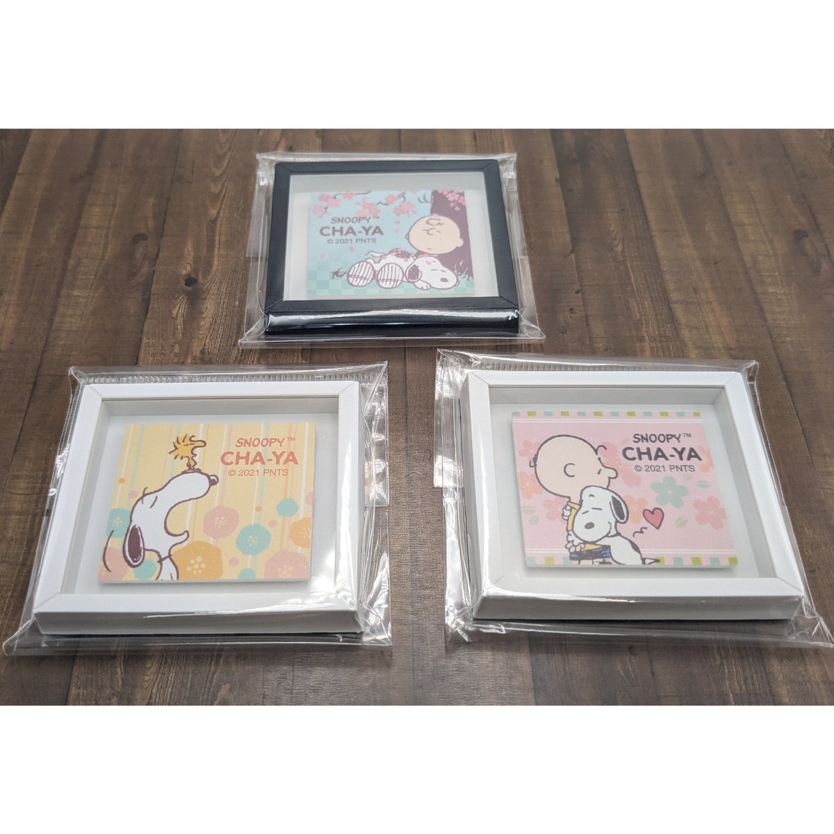 PEANUTS スヌーピー スヌーピー茶屋限定 ミニフレームマグネット 3種