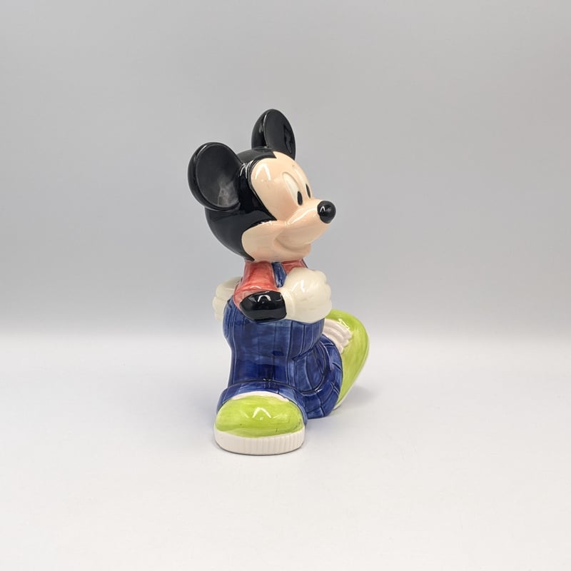 ディズニー ミッキーマウス 陶磁器製 貯金箱 NICHITEN ヴィンテージ