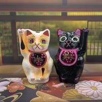 加藤工芸 置物 フィギュリン 陶器製人形 オルゴール ウインナーワルツ