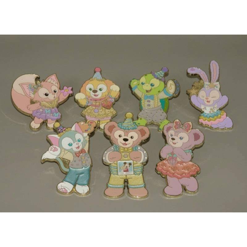 【新品未使用】開封済　ディズニーシー限定　ダッフィー＆フレンズ ピンバッジ8種 ミッキー＆ダッフィーフレンズ ピンバッジ 全種セット ダッフィー