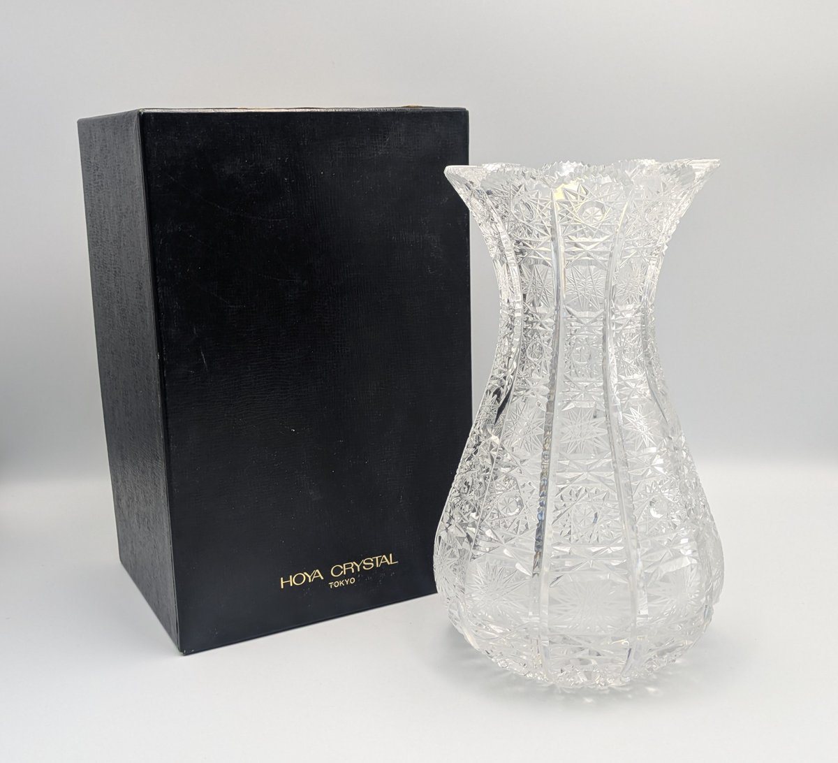花瓶　HOYA CRYSTAL ホヤクリスタル　管mpr 花瓶 HOYA CRYSTAL ホヤクリスタル 管mpr