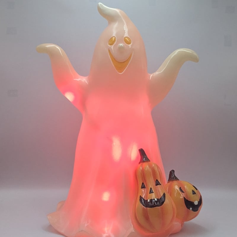 ハロウィン ゴースト ブローライト オブジェ 置物 ライトアップ 希少