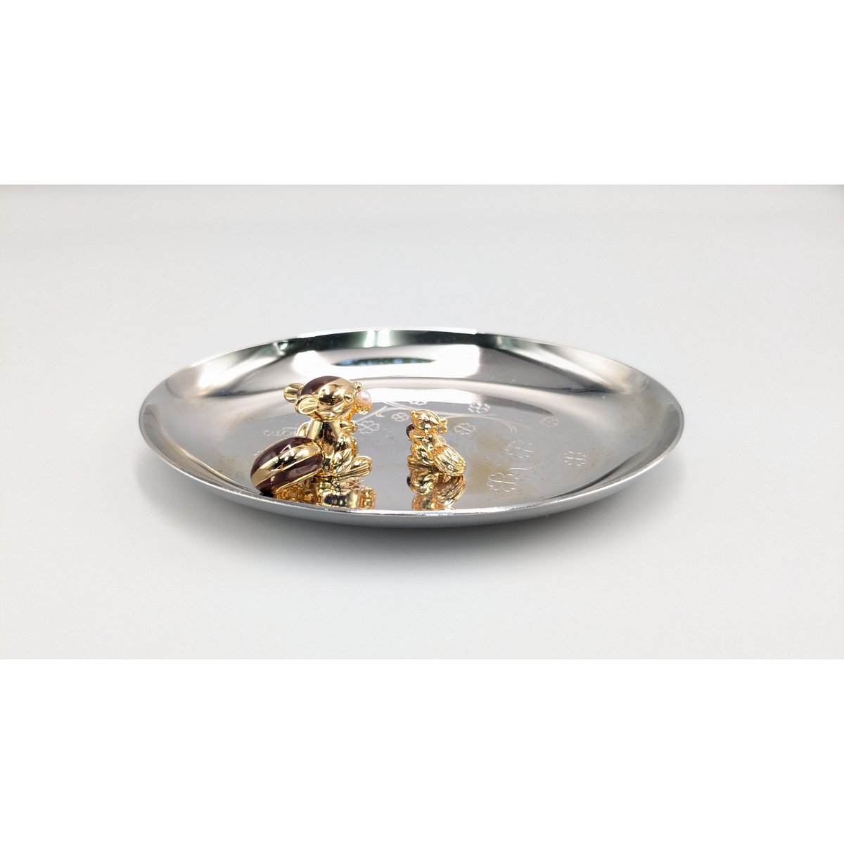 MIKIMOTO ミキモト ジュエリートレイ リス＆パール シルバー色 | よし