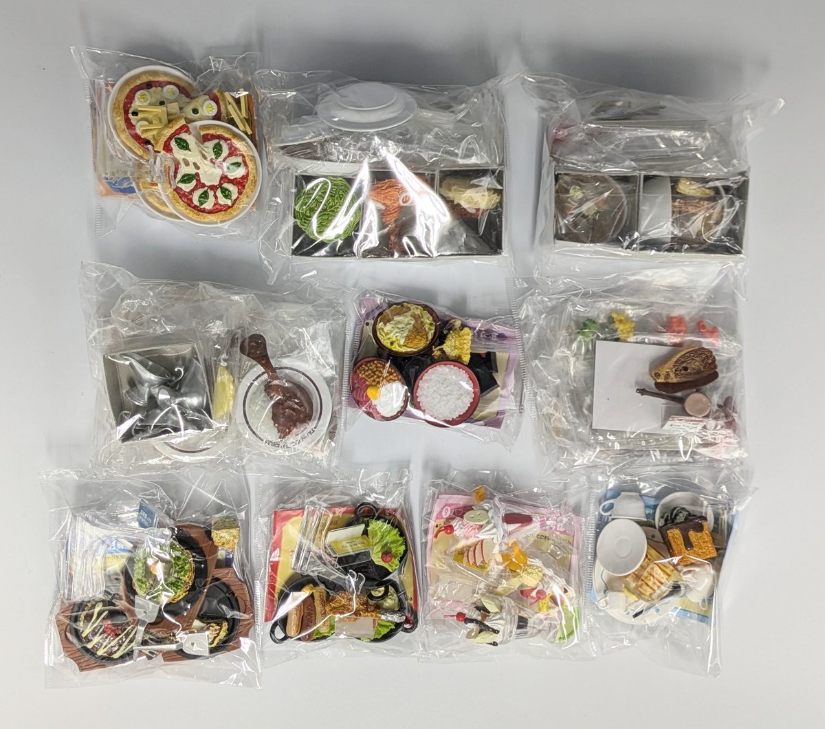 ★未使用品★【生産終了品】リーメント「元祖食品ディスプレイ」全１０種フルコンプ リーメント ぷちサンプル 元祖食品ディスプレイ 全10種