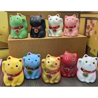 縁起物 昭和レトロ 招き猫 貯金箱 まねきねこ 置物 アンティーク ドル