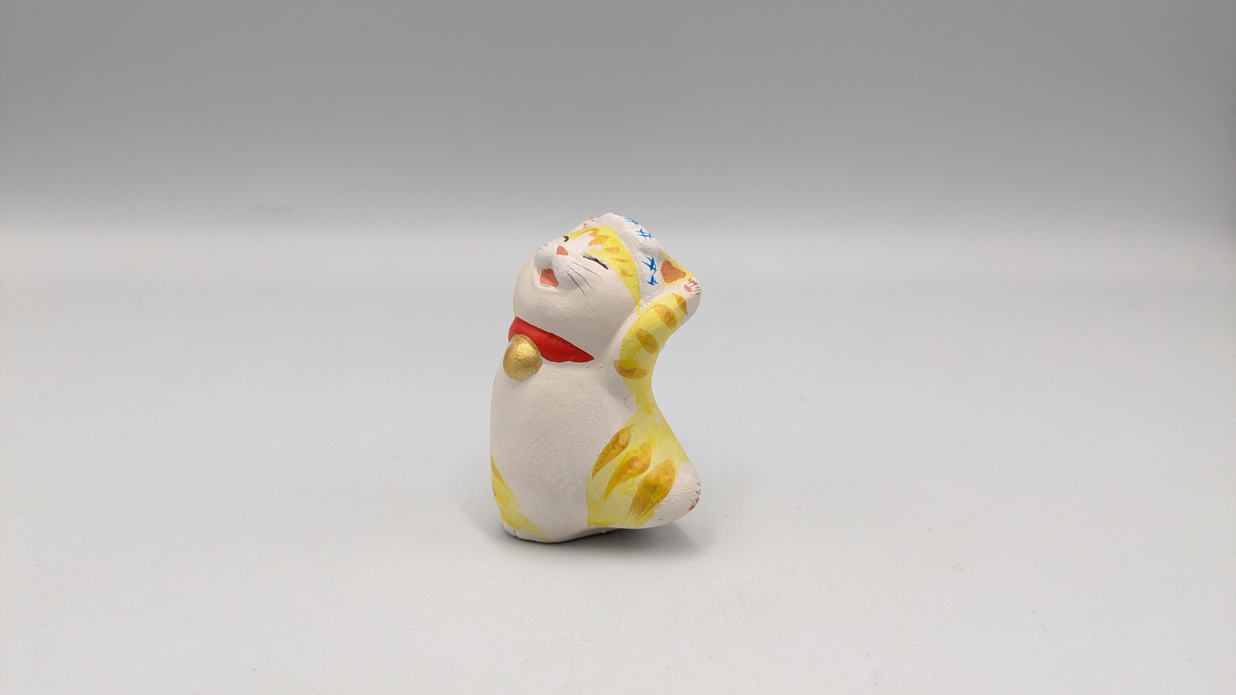 縁起物 もりわじん うきまご 猫 置物 招き猫 作家作品 | よしつねの