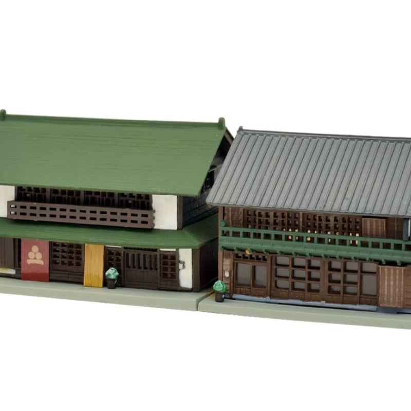 ジオコレ 1/150「旅籠3 木造長屋等 建物コレクション」8種セット トミーテック ジオコレ 建物コレクション 058-3 旅籠3 | よし