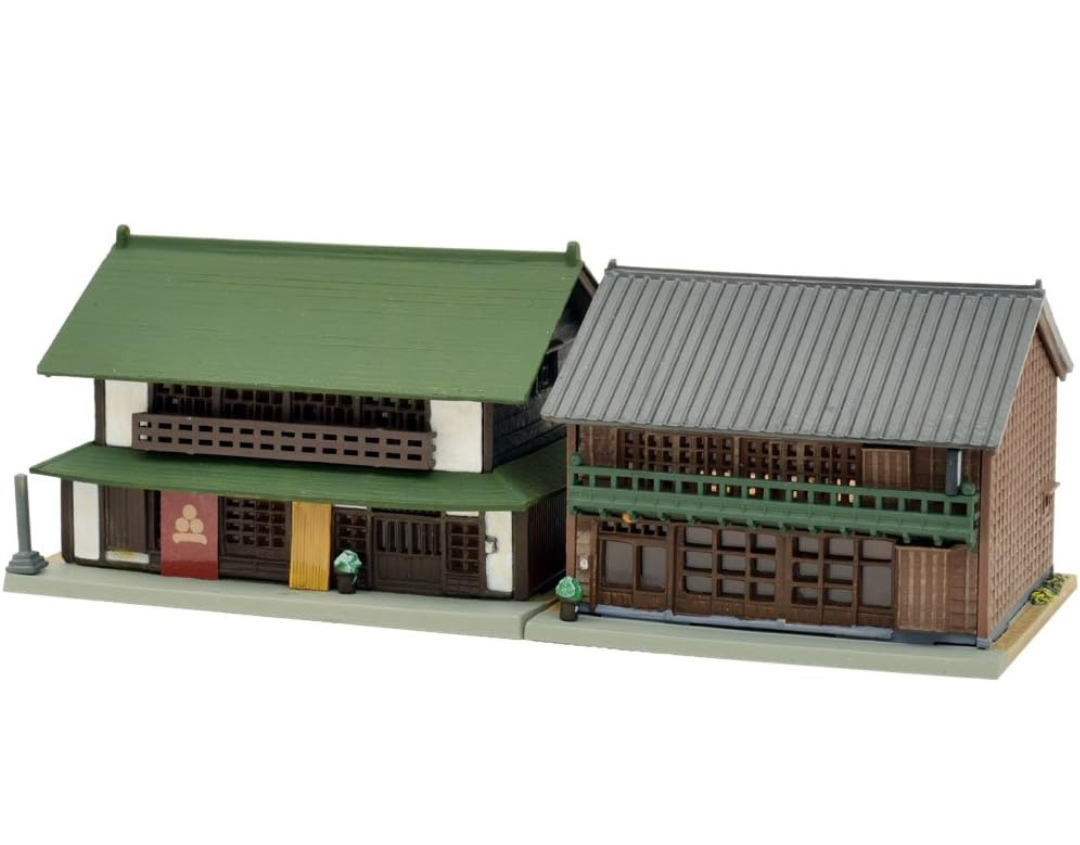 ジオコレ 1/150「旅籠3 木造長屋等 建物コレクション」8種セット original