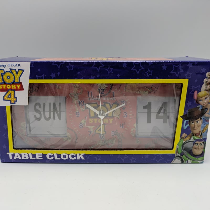 トイ・ストーリー 置き時計 テーブルクロック 日めくり 曜日めくり