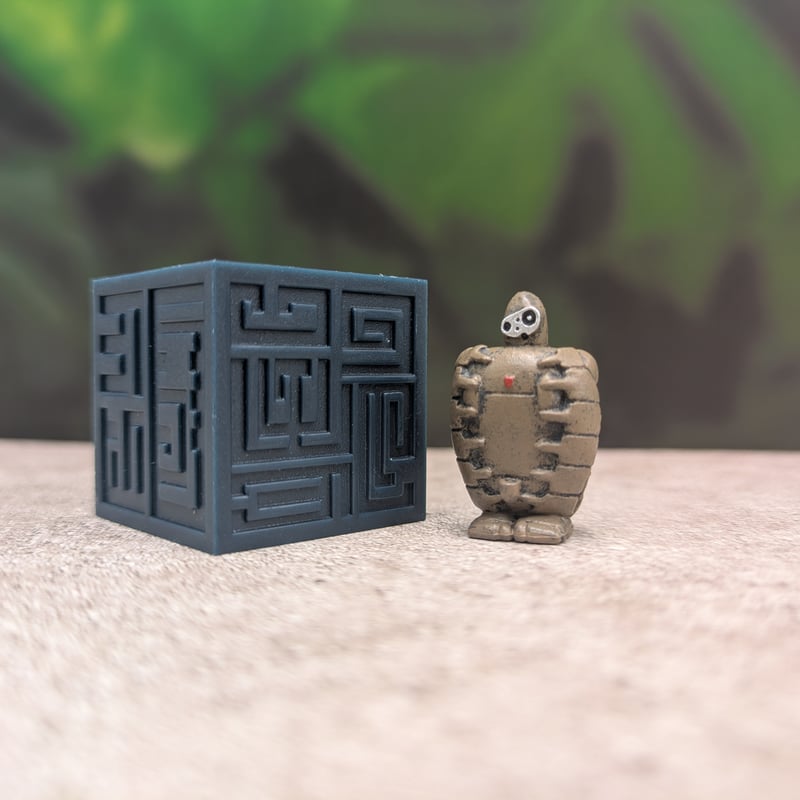 ジブリ 天空の城ラピュタ ロボット兵 飛行石 立方体 2種セット | よし