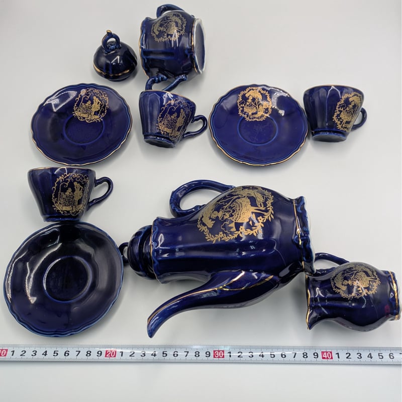 ティーセット 7点セット ティーポット シュガーポット クリーマー