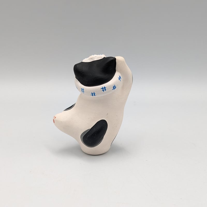 縁起物 もりわじん うきじぃ 招き猫 陶器 置物 ミニサイズ 縁起 幸運