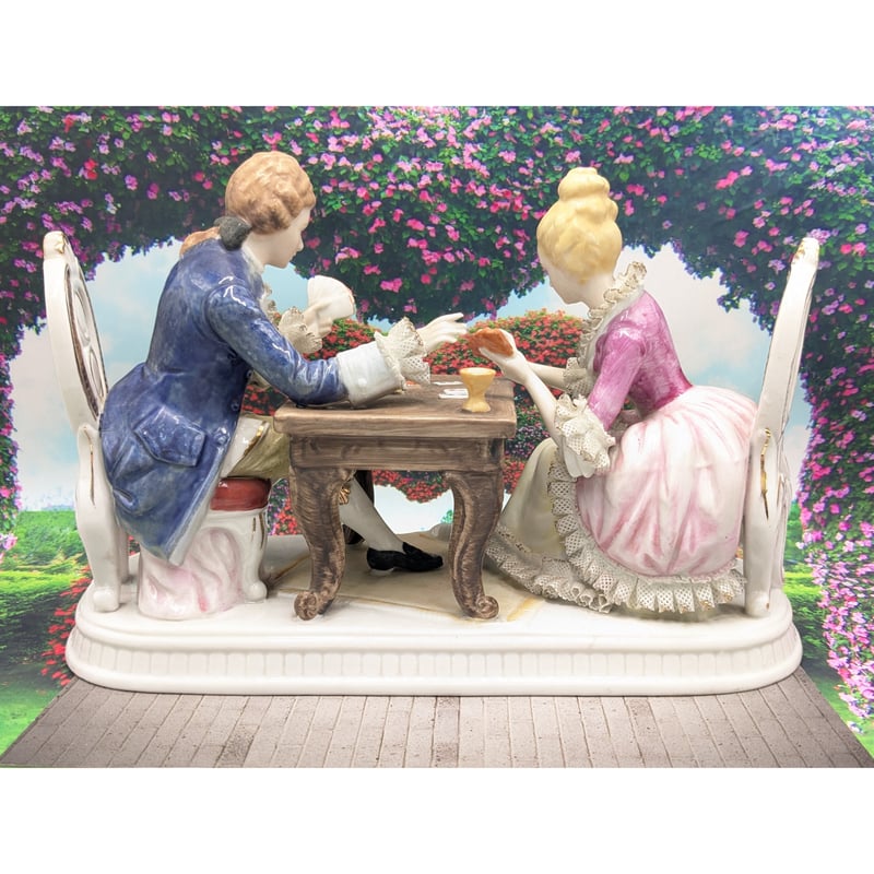 美品　迄陶器製 西洋人形 置物 アンティーク 加藤工芸　送料込み価格 美品 迄陶器製 西洋人形 置物 アンティーク 加藤工芸 送料込み