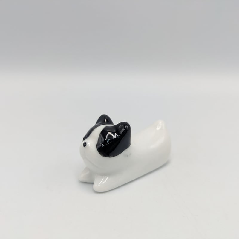 犬の箸置き 錫製 97% フランス製 犬の箸置き 錫製 97% フランス製