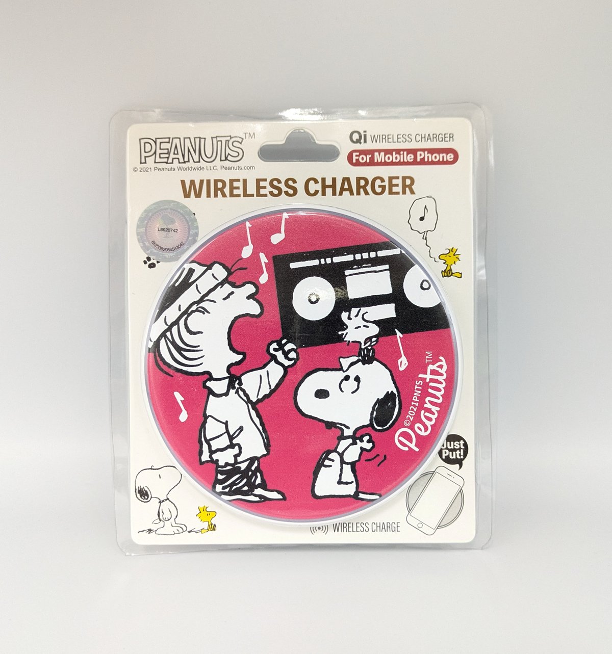 スヌーピーワイアレス充電器 スヌーピー SNOOPY ワイヤレス充電器 iPhone Android Qi対応 Googl