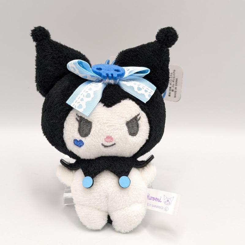 サンリオ クロミ リボン マスコット ぬいぐるみ ブルー ストラップ