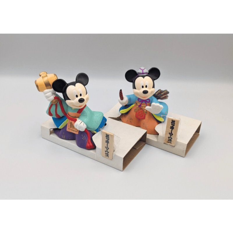 ディズニー ミッキーマウス 五月人形 吉徳 小槌 弓 2種セット