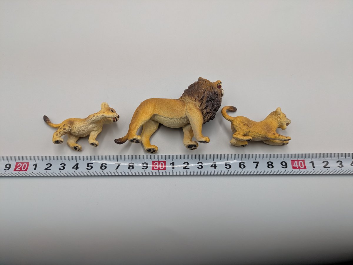 リーメント 地球まるごと！ 動物フィギュア図鑑 ライオン ライオン