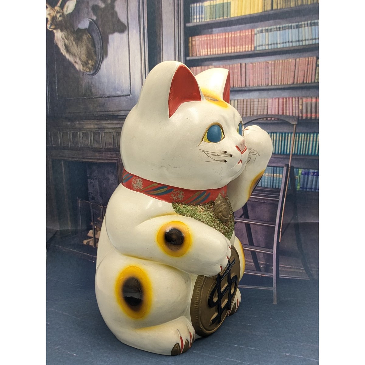 縁起物 昭和レトロ 招き猫 貯金箱 まねきねこ 置物 アンティーク