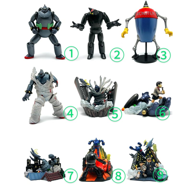 タイムスリップグリコ 鉄人28号編 アクション＆ビネット フィギュア