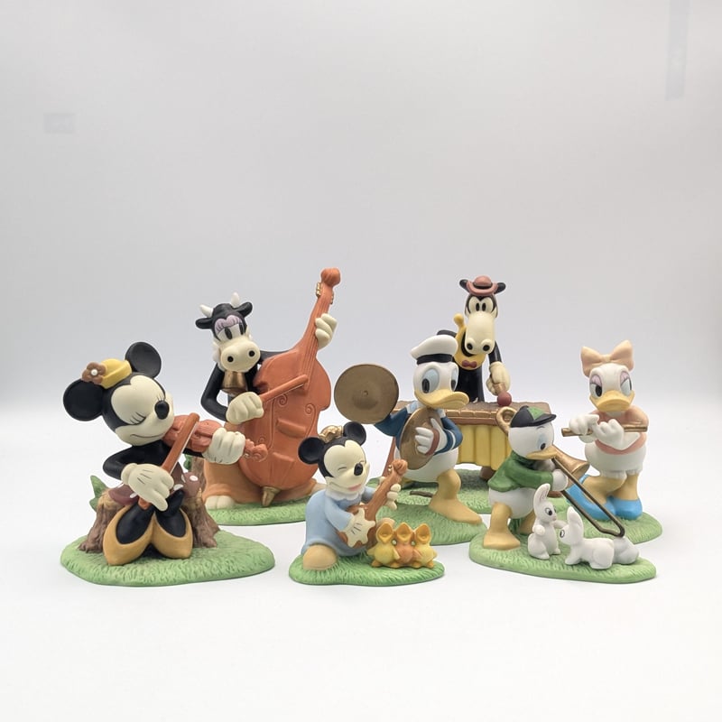 ディズニー フィギュリンワールド 音楽隊 フィギュアセット 三協商事