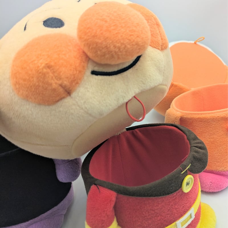 アンパンマン ぬいぐるみ 小物入れ ばいきんまん ドキンちゃん 3種