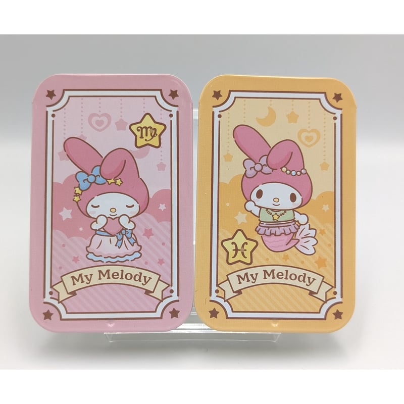 マイメロディ マイメロ 缶 ケース サンリオ Sanrio サンリオ マイメロディ マイメロ 缶ケース スライド缶 2種セット
