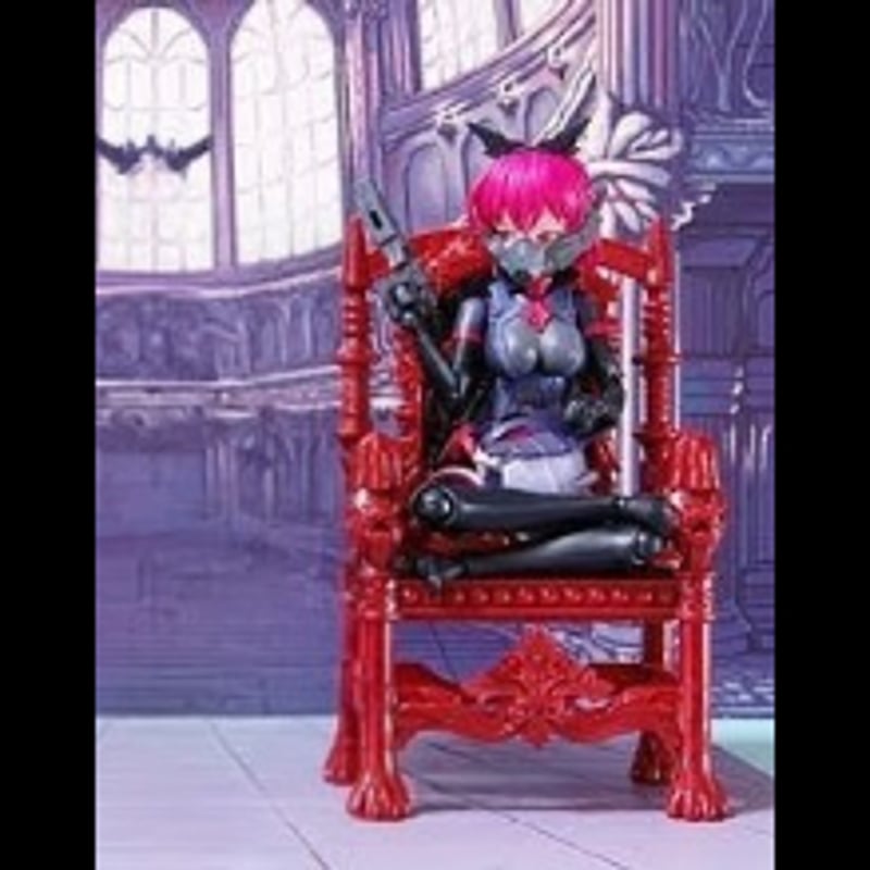 ミニチュア 玉座 赤 椅子 ゴシック イス いす | よしつねの秘密基地