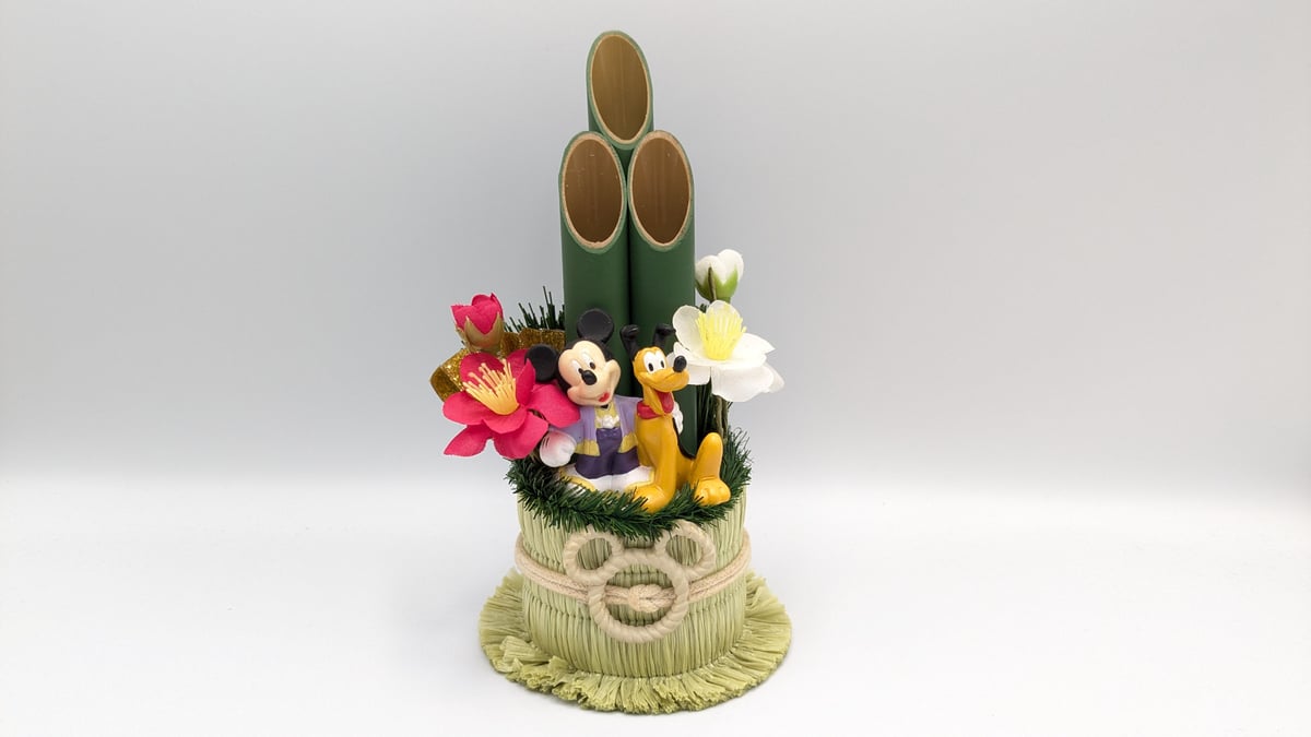 ディズニー ディズニーランド 門松 謹賀新年 フィギュア ミッキー