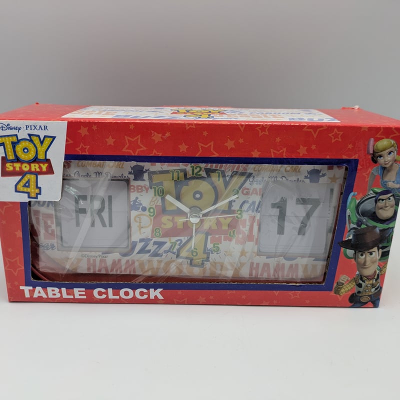トイ・ストーリー 置き時計 テーブルクロック 日めくり 曜日めくり