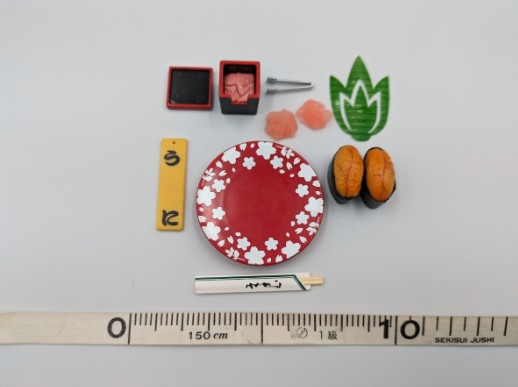 リーメント ぷちサンプルシリーズ 回転寿司 うに ガリ | よしつねの