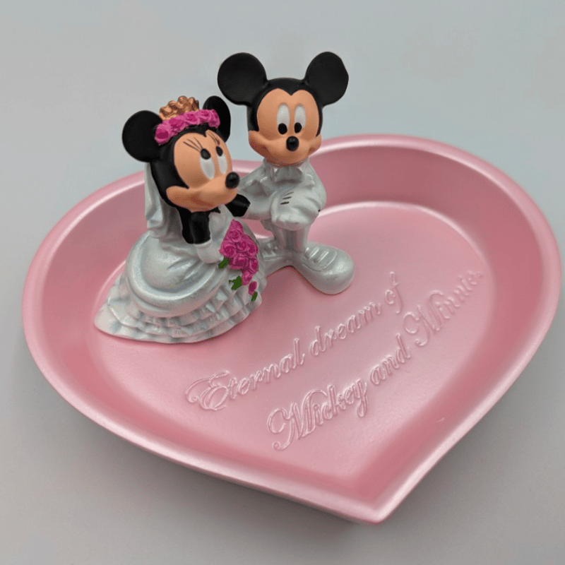 ディズニー ウェディング アクセサリートレイ ミッキー ミニー リング