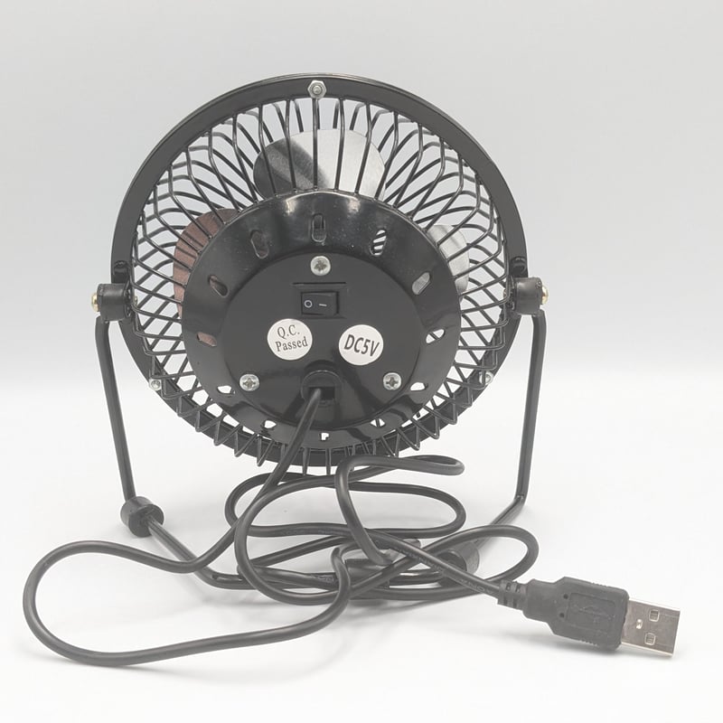 SUZUKI USBミニファン 卓上ファン ブラック | よしつねの秘密基地