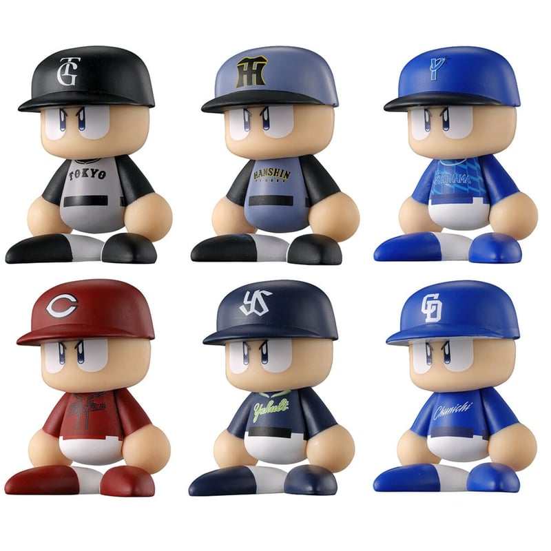 パワプロくん ならぶんです。 セントラル・リーグ ビジターVer. 全6種