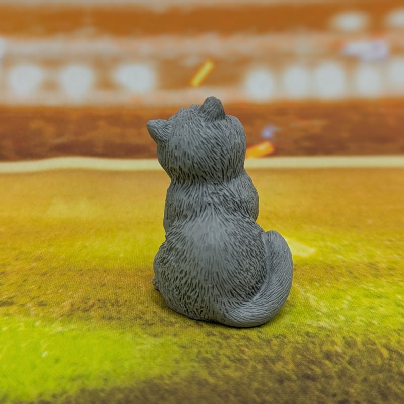 狼林（ROURIN）作　猫（スコティッシュフィールド）の水彩画 2008年 猫の絵 304 水彩画 原画 スコティッシュフォールド ポストカード