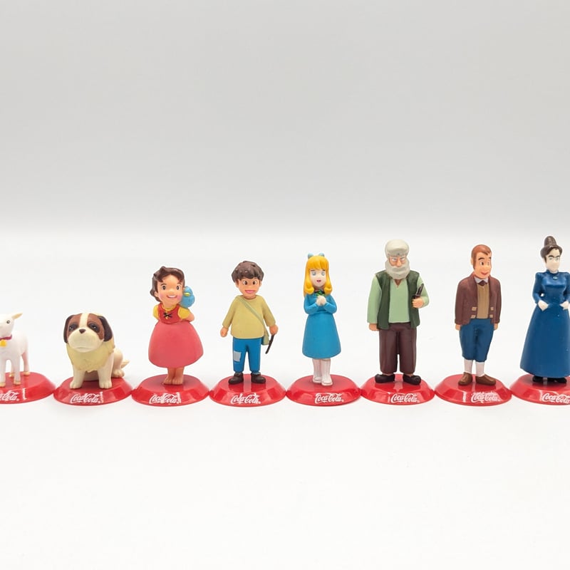 コカ・コーラ アルプスの少女ハイジ フィギュア 全8種セット 非売品