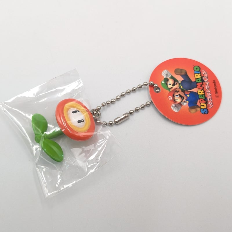 スーパーマリオブラザーズ マリオ キーホルダー ゲッソー ファイヤー