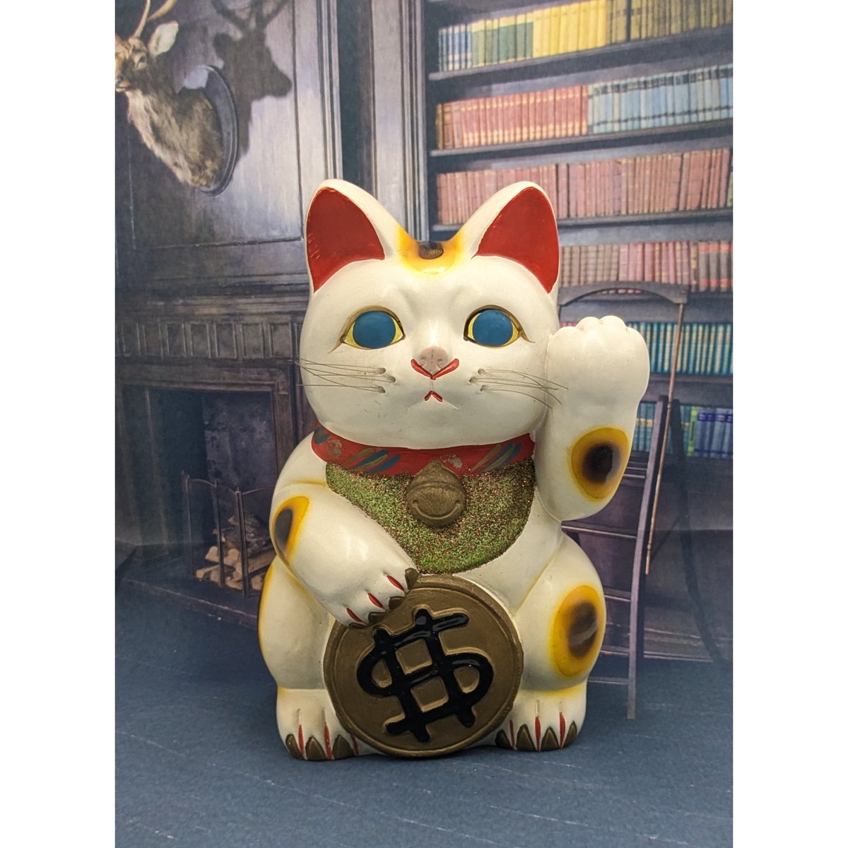 猫 セット ペア置物 開運招福 千客萬来 昭和レトロ 招き猫 縁起物 インテリア Amazon.co.jp: 招き猫 一対 26cm 千客萬来 開運招福 福寿宝笑