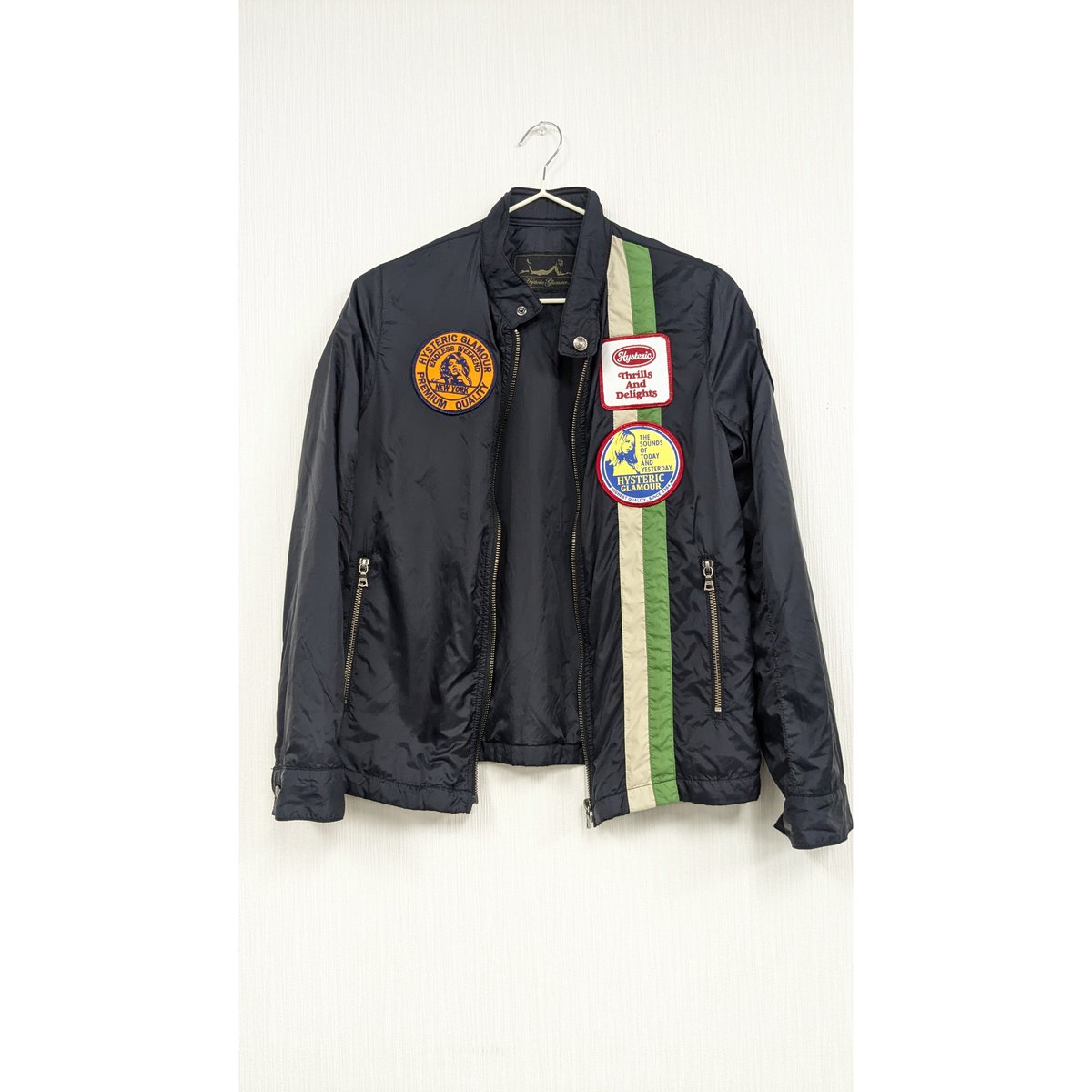 HYSTERIC GLAMOUR ヒステリックグラマー ジップアップ ナイロン