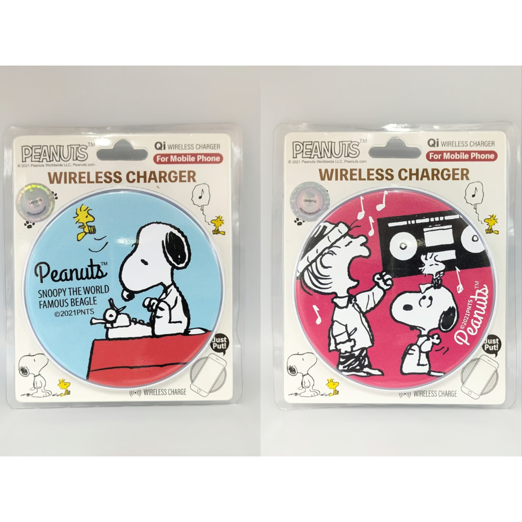 スヌーピー SNOOPY ワイヤレス充電器 iPhone Android Qi対応 Googl