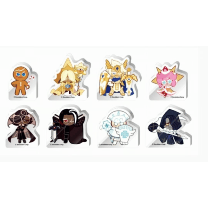 クッキーランキングダム　 キャラクターキーホルダー8個セット クッキーランキングダム アクリルフィギュアコレクション 全8種