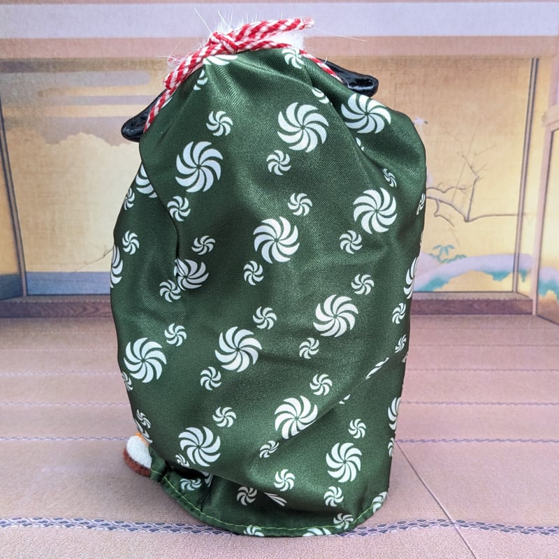 縁起物 踊る獅子舞 獅子舞 グリーン お正月 迎春 | よしつねの秘密基地