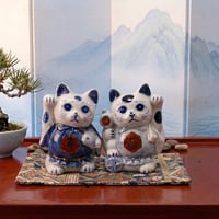 縁起物 昭和レトロ 招き猫 貯金箱 まねきねこ 置物 アンティーク 千万