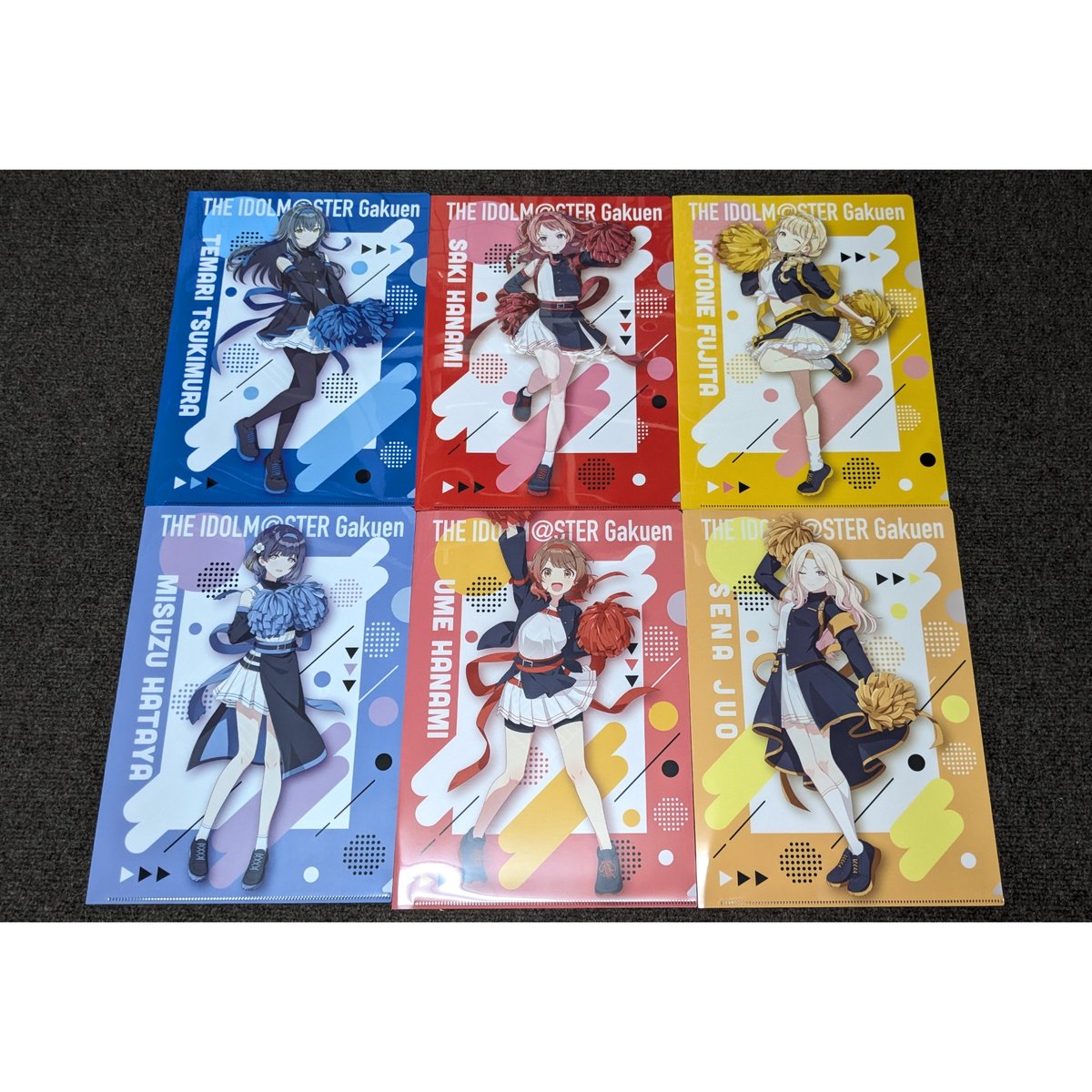 学園アイドルマスター セブンイレブン クリアファイル 6種セット 学園アイドルマスター セブンイレブン クリアファイル 6種セット